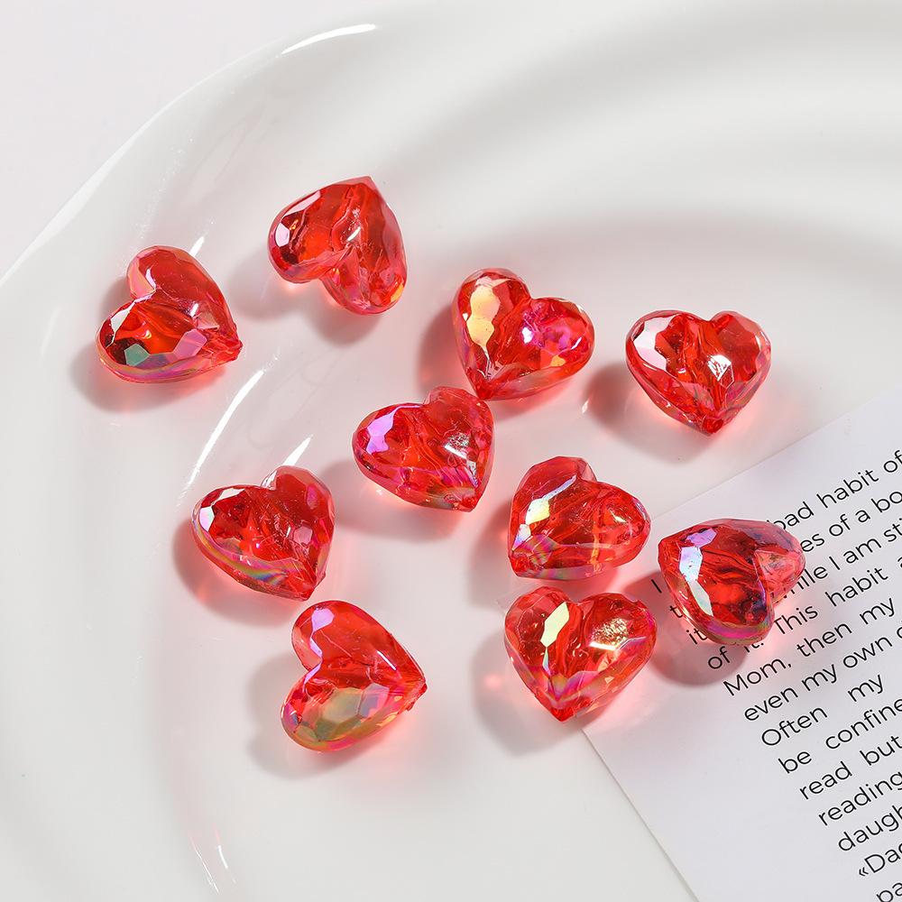 20Pcs Symphony Acrylic Love Crystal Beads DIY Jewelry Accessories