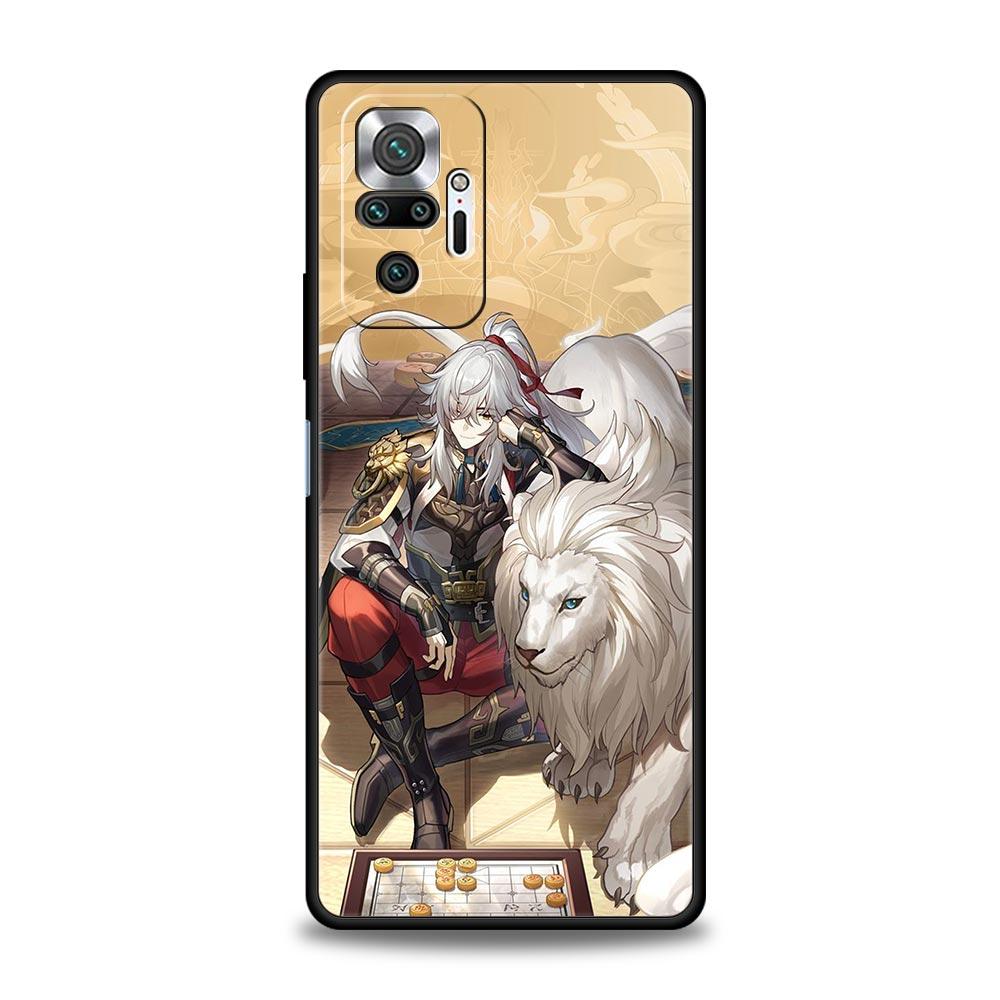 Honkai Star Rail Blade Jing Yuan Phone Case For Xiaomi Redmi Note 12 5G 11 10 Pro Plus 9S 9 8 7 9T 8T 10C 9C 9A K50 Gaming Cover