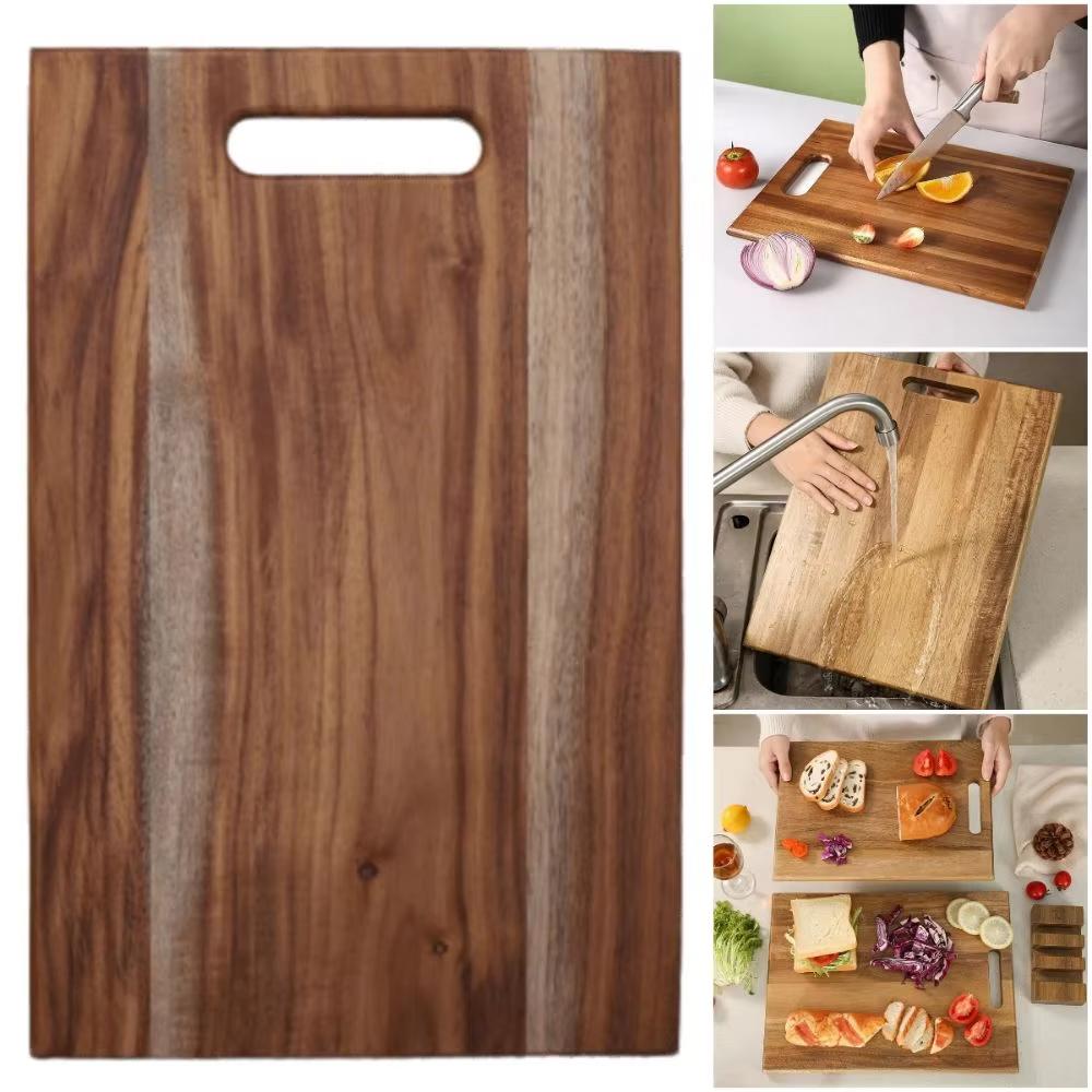Thickened Solid Wood Cutting Boards Rectangle Shape Chopping Block Chopping Board  Kitchen
