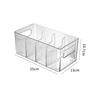 Acrylic Cosmetic Storage Box Large Capacity Portable Desktop Skincare Basket Transparent Display Case Desk Rack Accessory