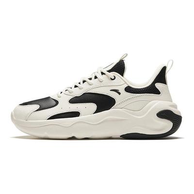 Lifestyle Series Gravity Comfortable Versatile Non-Slip Wear-Resistant Low-Top Dad Shoes Women Sneaker Black White 122418813-8
