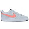 (GS) Nike Court Borough Low 2 'Grey Pink' Kids' BQ5448-009