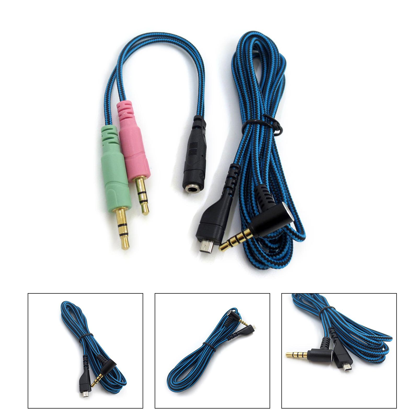 

USB Кабель ПВХ Лінійний Перехідник Дріт для Навушників SteelSeries Arctis 3 5 7 Запасна Частина Ремонт