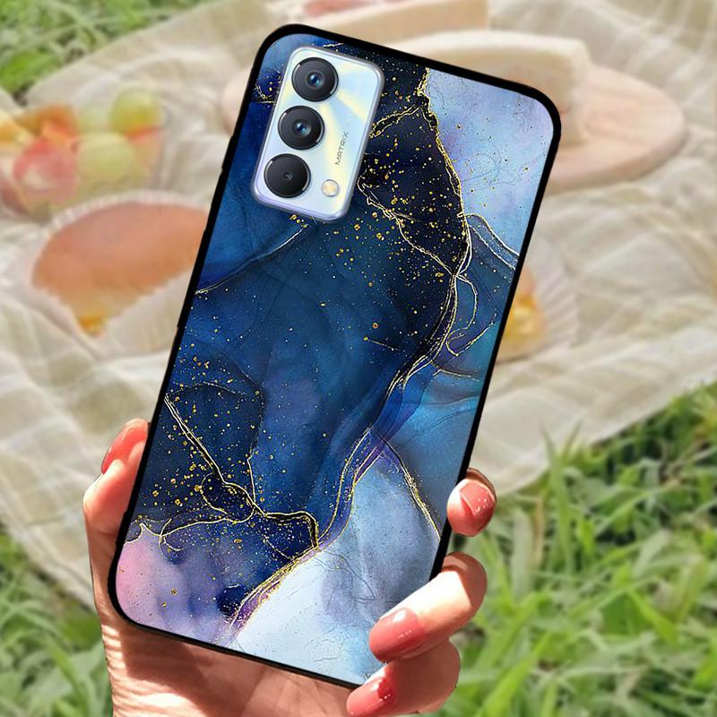 Für Realme GT Master Edition Hülle Marmor bemaltes Cover Weiches Silikon Stoßfeste Handyhülle Für Realme GT Master Hülle Bumper