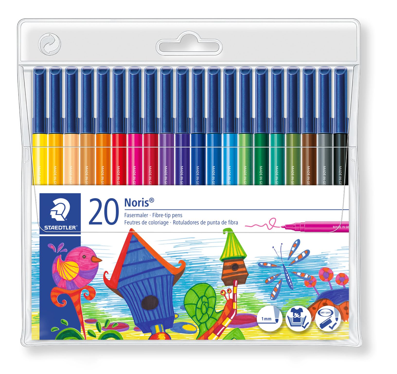 

Staedtler Noris Club Water-Based Pen, 20 Colors, 326WP20 [Parallel Import]
