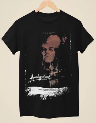 Apocalypse Now - Vom Filmplakat inspiriertes Unisex-Schwarzes T-Shirt