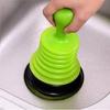 Kitchen Sink Dredge Toilet Squeeze Drainage Cleaner Leather Suction Toilet Suction Bathroom Sewer Anti-clogging Tool