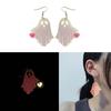 Novelty Acrylic Specter Earrings Holiday Party Favor Decoration Supply Colorful Specter Charm Stud Earring Jewelry Gift