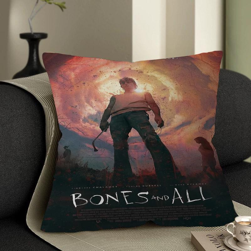 Bones and All Film Pillow Gift Home Office Decoration Bedroom Sofa Car Cushion Cover case 45x45