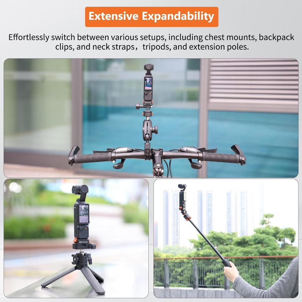 PULUZ Schnellwechseladapter für DJI Osmo Pocket 3 Action-Kamera