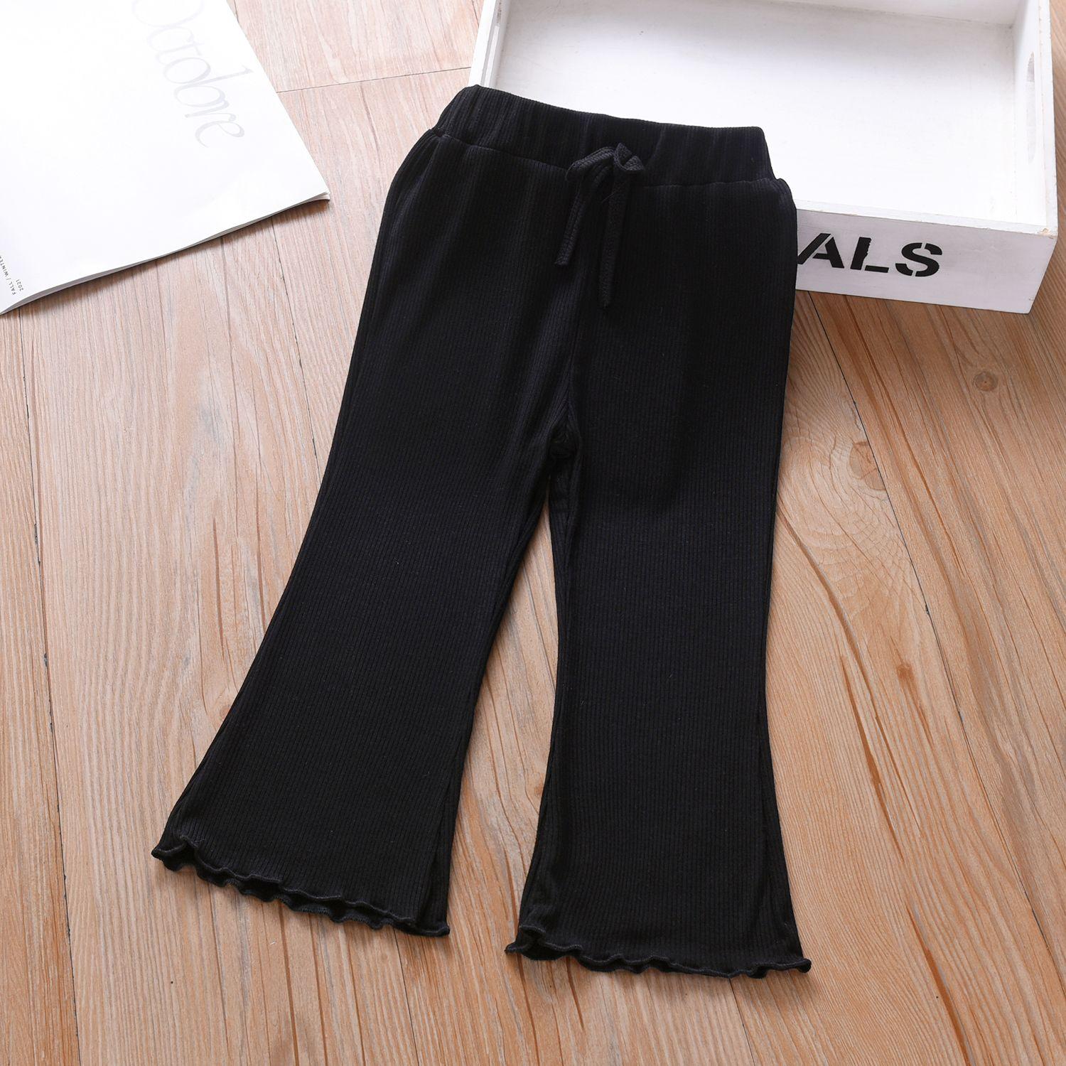 

Літні тонкі штани для дівчаток, дитячі модні легкі штани-кльош, дитячі штани з чистої бавовни захищені від комарів, еластичні верхні штани 120