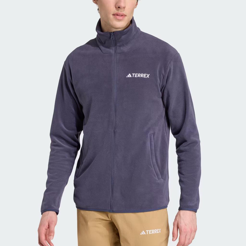 Adidas Essentials Terrex Multi Warm Stand Collar Fleece Zip Long Sleeve Jacket Men Jackets JM3116