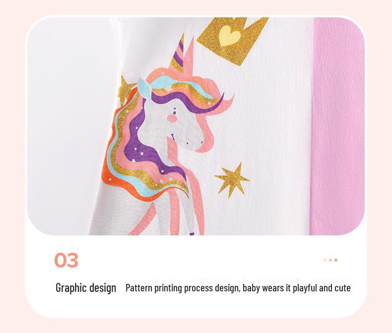 Little Maven Summer Cartoon Dresses for Girls - European Style