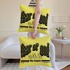 F-Fear of G-God Pillow Case Sofa and Living Room Decorative Cushion Covers Dust-proof and Mite-proof Invisible Zipper
