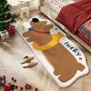 50*160cm Cartoon Bedroom Rug Wear-resistant Thick Imitation Cashmere Bedroom Bedside Blanket Absorbent Entrance Doormat Bedside