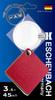 Eschenbach ESCHENBACH Pocket Magnifier, Economical Handy Magnifier, 3.5x Magnification, Made In Germany, Red, 1730-131B