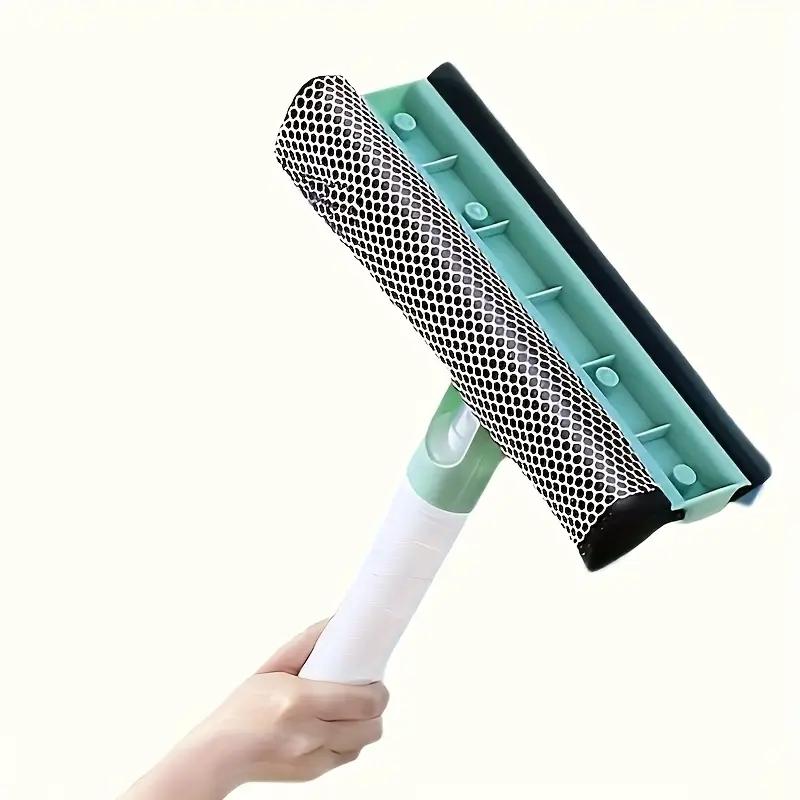 Multifunctional 3 In 1 Glass Cleaning Spray Artifact Household Wiper Special Window Cleaning Tool Brush