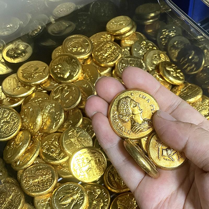 Greek Coins, One Blind Box, Randomly Shipped, Mythological Coins, Retro, Thickened Weighted, Gold Coins, Commemorative Medals, Antique Copper Coins