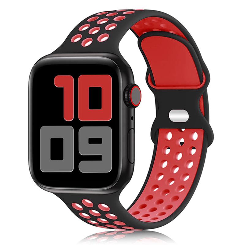 Silicone Strap for Apple Watch Band Ultra2 49mm Series 9 8 7 41mm 45 Mm 38mm 42mm Sport Bracelet iWatch 7 6 SE 5 4 3 44mm 40mm