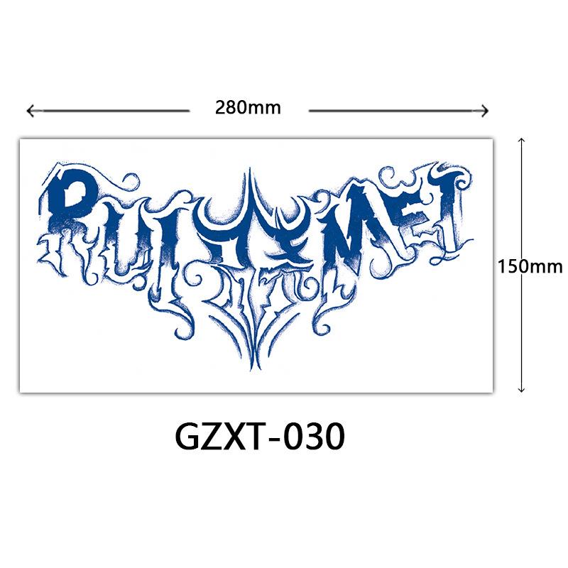 

Травяная Цветочная Наклейка Тату на Грудь, Большая Наклейка на Грудь, Полупостоянная Наклейка Тату, Влагостойкое Тату 280*150mm
