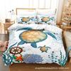 Digital Printing Three-Piece Home Textile Animal Series Bed Sheet Quilt Cover Can Be Ordered