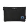 Zipper Closure Nylon Clutch Men Clutch Black 128734-BLACK-BLUE