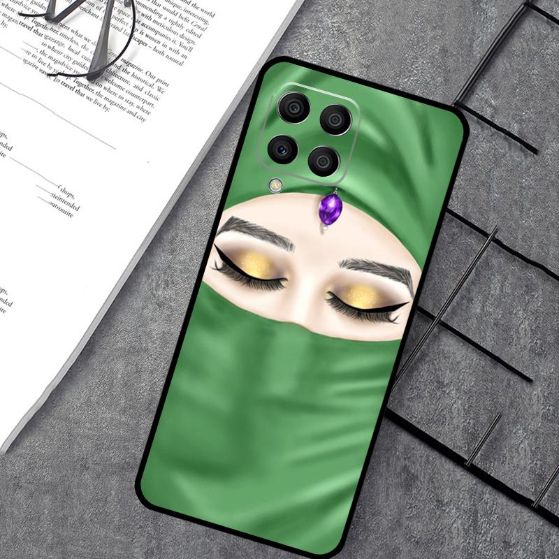Muslim Islamic Arabic Hijab Girl Case For Samsung Galaxy M55 M31 M13 M11 M12 M14 M15 M06 M16 M36 M56 M53 M32 M52 M35 M34 M54