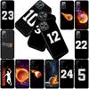 Number Football Basketball 10 24 Phone Cover Case for Samsung Galaxy A35 A36 A55 A26 A05 A06 A14 A50 A51 A53 A54 A12 A13 A23