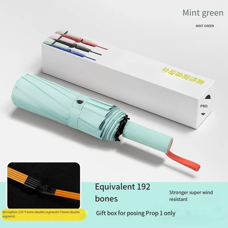 Windproof Travel Umbrella Compact Automatic Wind Resistant Small Folding Backpack Umbrellas for Rain StrongPortable perfect