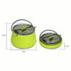 Camping Water Kettle Portable Collapsible Tea Boiling Water Pot with Handle Tableware for Camping Travel Self-Driving Essentials