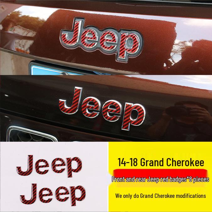 Carbon Fiber Interior Trim for Jeep Grand Cherokee 11-17: Center Console, Navigation, Gear Shift, & Cup Holder