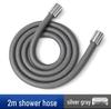 Reinforced Nylon Silk Shower Hose, Stainless Steel Anti-Scald, Anti-Tangle, Explosion-Proof, Flexible and Universal Fit