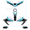 For MT-09 MT 09 Ice Storm MT09 2025 Tank Pad Motorcycle Accessories 3D Epoxy Resin Sticker Protection Kit