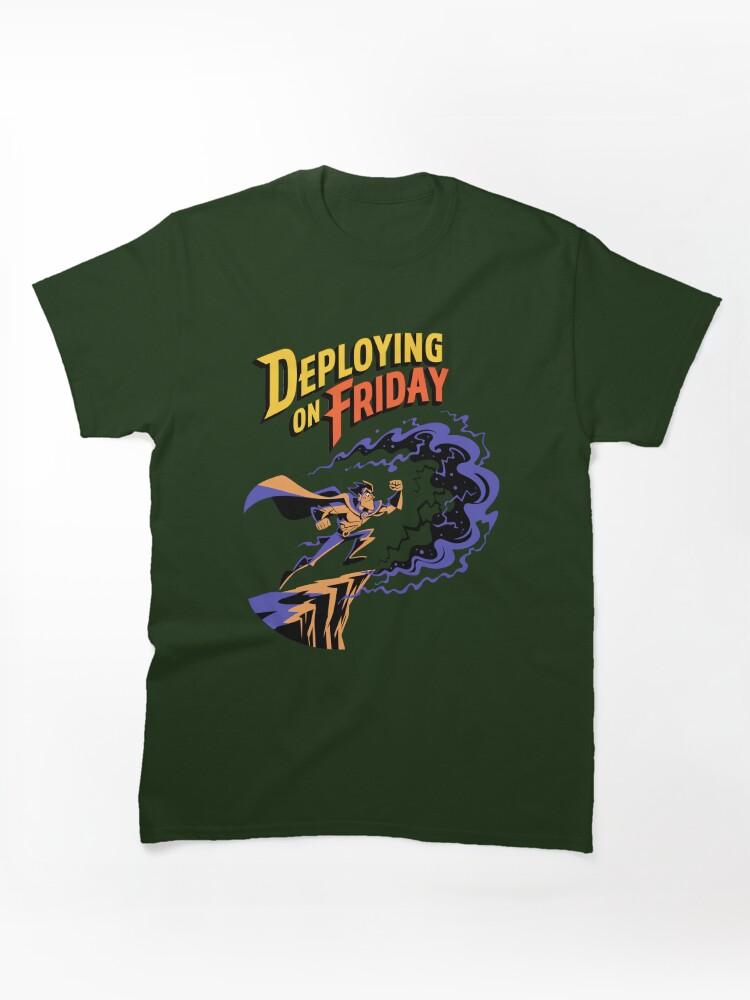 Portal Hero Jumping Into Portal Void Classic T-Shirt