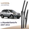 For Hyundai Santa Fe CM 2007-2012 2008 2009 2010 Wiper Front&Rear Wiper Blades Windshield Windscreen Window Brushes 24"+18"+14"