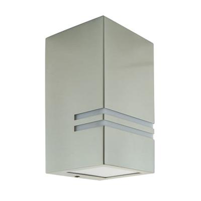 Kinkiet Zewnętrzny Ogrodowy Matowy Chrom IP54 35W KELER GU10 INOX Ideus 03017