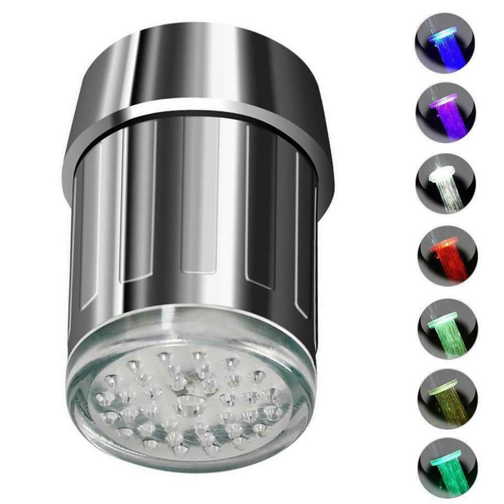 1PCS LED Light Faucet External Faucet External Thread