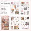 Journey Life Cabin PET Stickers: Transparent DIY Journal Decor