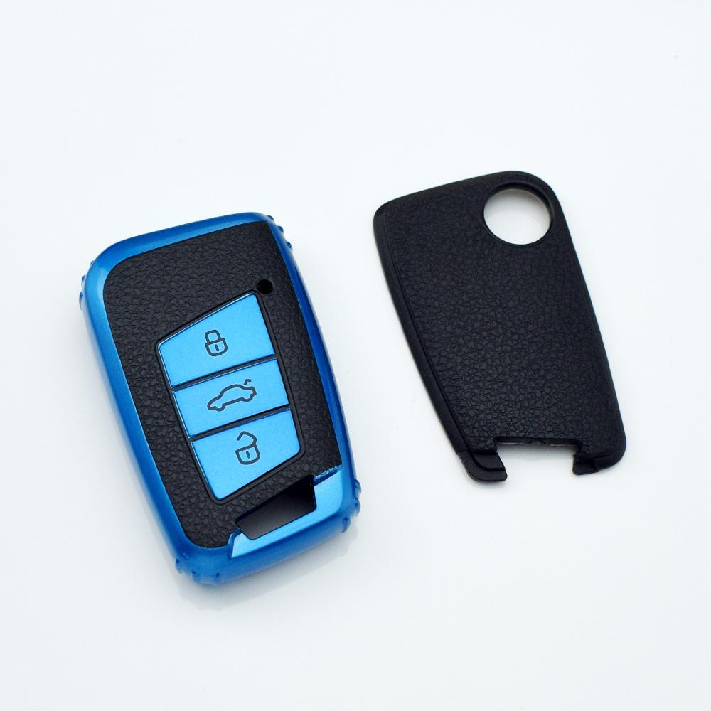 Car TPU Key Cover Case Fob For VW Volkswagen Magotan Magotan GTE Passat B6 B7 B8 CC Arteon for Skoda Fabia Superb A7 Kodiaq