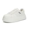 Little White Shoes Women's 2025 Spring New Casual Sports Board Shoes Women's Fashion and Comfort Solid Color Women's Shoes