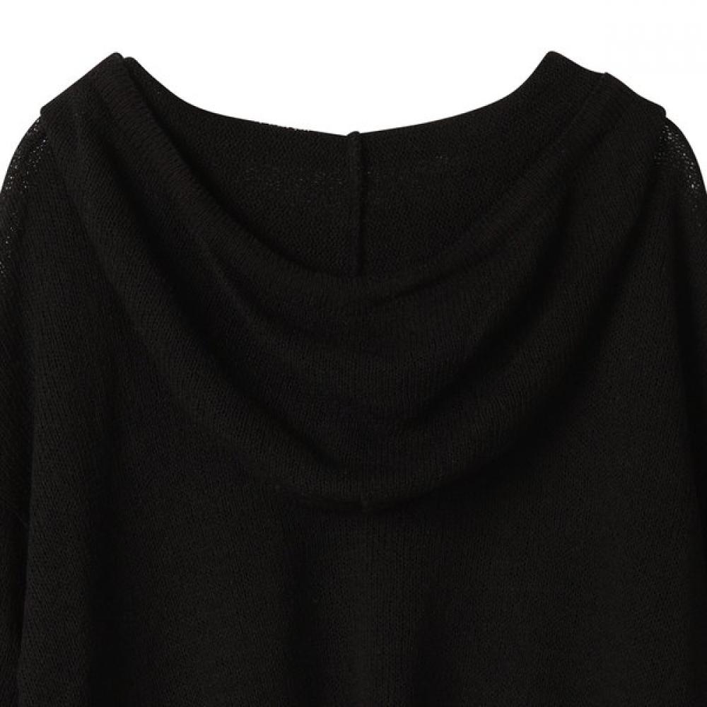 GGPX New York Summer Boucle Hooded Knit Gq3kp015f