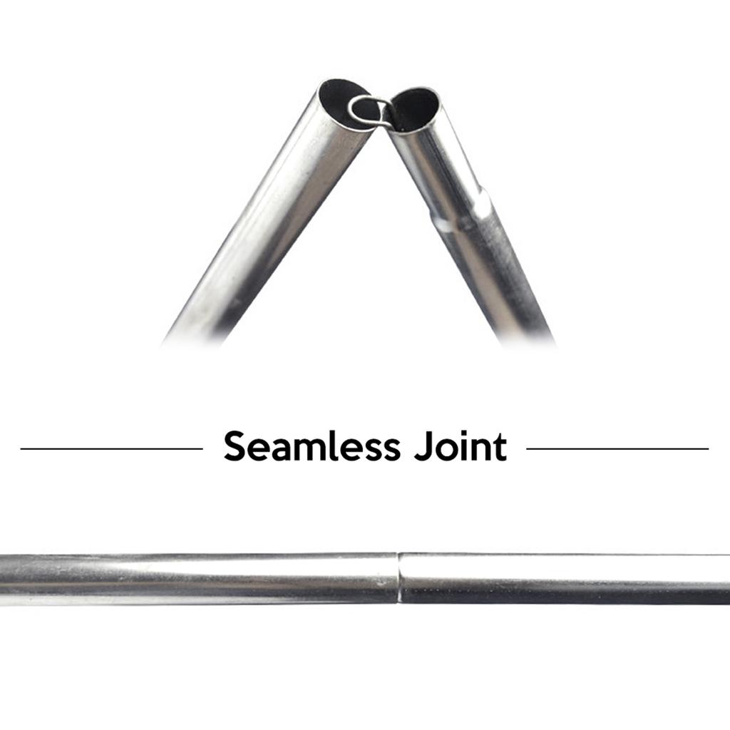 Outdoor Tent Canopy Tarp Poles Tent Canopy Support Rods Iron Canopy Awning Rods