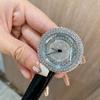 Watch Full Of Diamonds Gypsy Women'S Watch Time Comes To Run Rotary Dial Belt Large Dial Lady