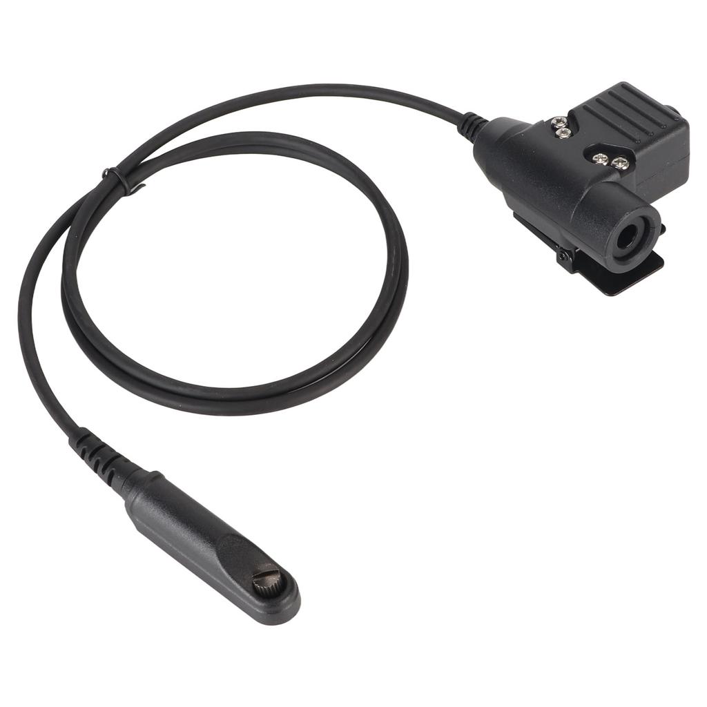 Cabo Adaptador PTT U94 35,4 pol. Cabo Conector para Fone de Ouvido Walkie Talkie Compatível com Baofeng UV9R UV 9R Plus UV XR BF A58
