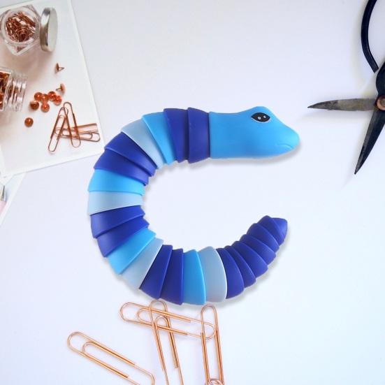 Jucărie Fidget Flexibilă Amuzant Educațional Portabil Reducerea stresului Decompresie Copii Adulti Șarpe Senzorial