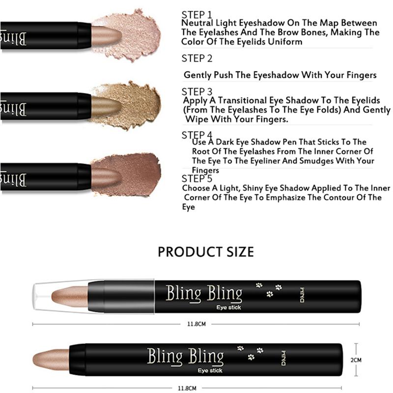 DNM Тени для век Ручка Профессиональный косметический хайлайтер для макияжа Карандаш — фото 9