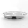 304 Stainless Steel Round 3-Compartment Meal Plate