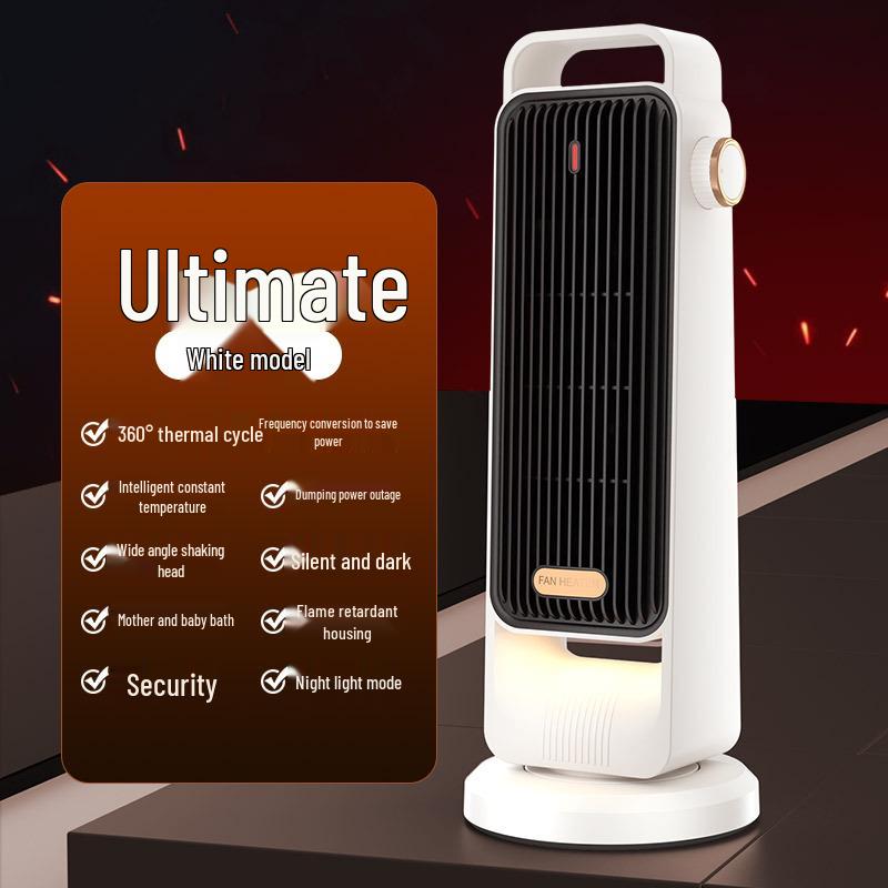 Compact Desktop Heater: Ideal for Home, Office, or Bathroom Use