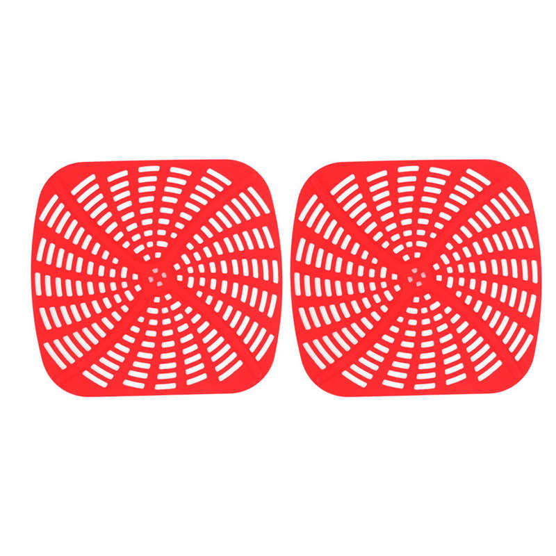 2pcs Fryer Reusable Silicone Liner Scratch Resistant Fryer Liner Mat Foodi AG301 Fryer