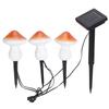 Mushroom Shaped Lawn Lamp Solar Garden Lights LED Waterproof Lamp for Outdoor Pathway